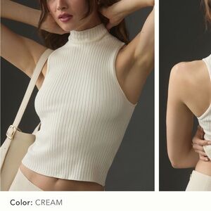 Reformation Tallulah Ribbed Sweater Tank